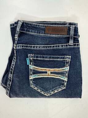 Rock & Roll Denim x Hooey Women’s High Rise Bootcut Jeans W30 L30 NWOT Western